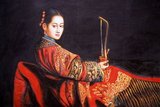 The Fragrant Concubine (Chinese: Xiāngfēi; Uyghur: Iparxan, Khoja Iparhan) is a figure in Chinese legend who was taken as a consort by the Qianlong Emperor during the 18th century. Although the stories about her are believed to be mythical, they may have been based on an actual concubine from western China who entered the harem of the emperor in 1760 and who carried the court title of Rong Fei. Some suggest, however, that Imperial Consort Rong (whose original name may have been Maimur Azum) and Imperial Consort Xiang were different women. Han Chinese and Uyghur tellings of the legend of the Fragrant Concubine diverge greatly, and her experience represents a powerful symbol for both peoples. The story became greatly popular during the early 20th century and has since been adapted into several plays, films, and books.